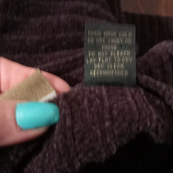 Axist Men's XL Dark Espresso Brown V-Neck Chenille Knit Sweater - Soft Texture - Picture 9 of 9